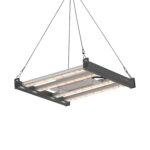 120 W LED-kweeklamp | 2,4 μmol/J volledig spectrum | Via app bedienbare en dimbare lamp met 4 lampbalken voor kamerplanten van 2x2 ft, geschikt voor de volledige groeicyclus
