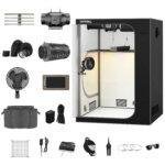 60"x30"x80" 1680D Mylar Grow Tent Kit with Smart Controller & Full Grow Equipment Set - Afbeelding 2