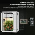 60"x30"x80" 1680D Mylar Grow Tent Kit with Smart Controller & Full Grow Equipment Set - Afbeelding 3
