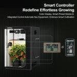 48"x48"x80" 1680D Mylar Grow Tent Kit with Smart Controller & Full Grow Equipment Set - Afbeelding 3