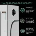 24''*24''*48'' (2×2) 1680D Indoor Grow Tent: Hydroponic, Climate Control, Optimal Growth - Afbeelding 5