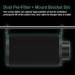 6*12Inch Hydroponic Air Carbon Filter Australian Charcoal Odor Scrubber Reversible Flange Included - Afbeelding 5