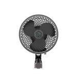 Slimme 6 inch kweektent-ventilator met clipbevestiging, duurzame EC-motor, instelbare snelheid en oscillatie, IP44 weerbestendige, stille koelventilator voor hydrocultuur