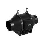 4 inch inline-kanaalventilator, 212 CFM, stille EC-motor, afzuigventilator voor kweektenten, hydrocultuur en binnentuinieren