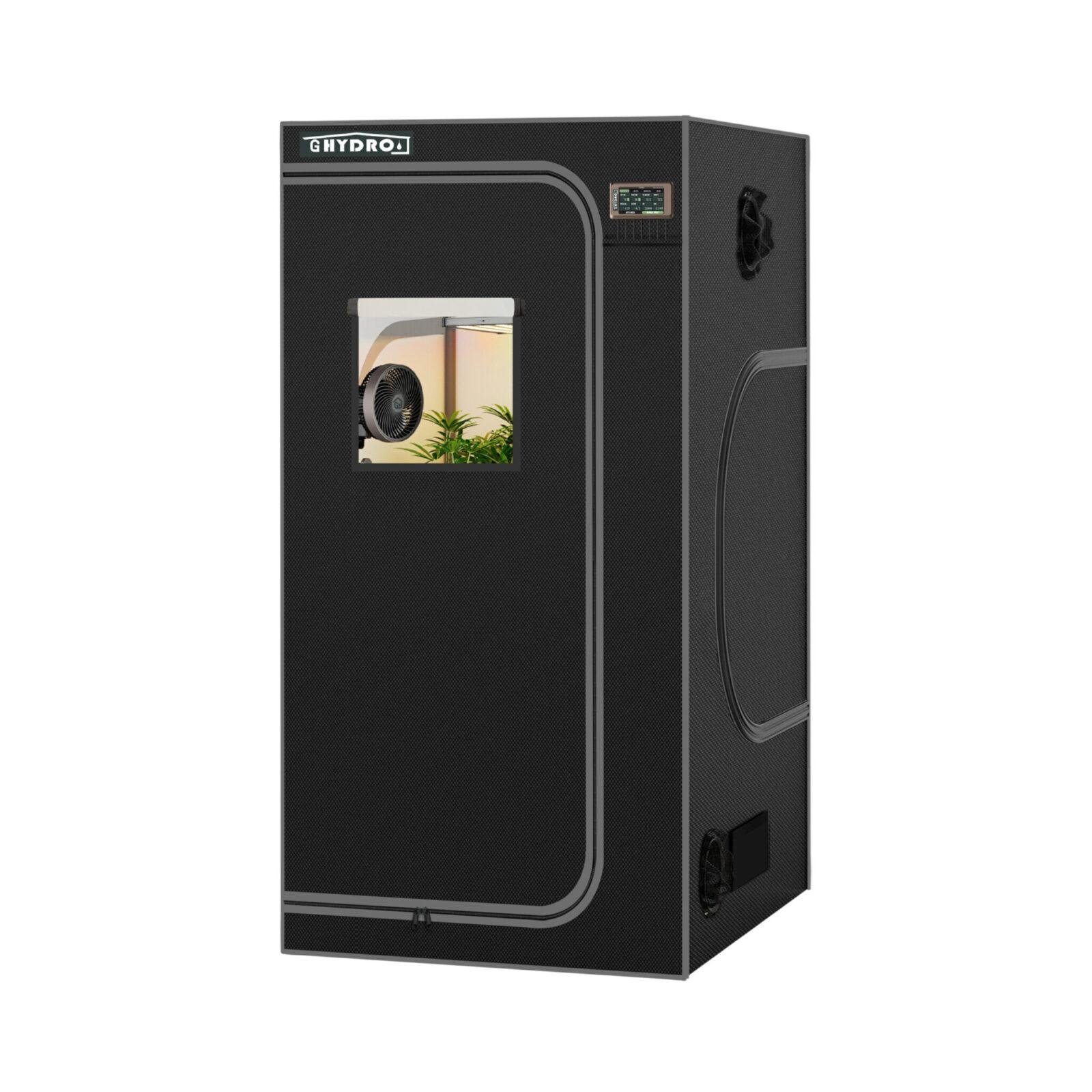 36”*36”*72” (3×3) 1680D kweektent voor binnenshuis: hydrocultuur, klimaatregeling, optimale groei