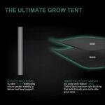 36''*36''*72'' (3×3) 1680D Indoor Grow Tent: Hydroponic, Climate Control, Optimal Growth - Afbeelding 4