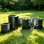 Hassle-Free Auto Plant Watering System | 13 Gallon Drip Irrigation Kit with 25W Pump, Low Water Detection for Grow Tents and Outdoor Lawns